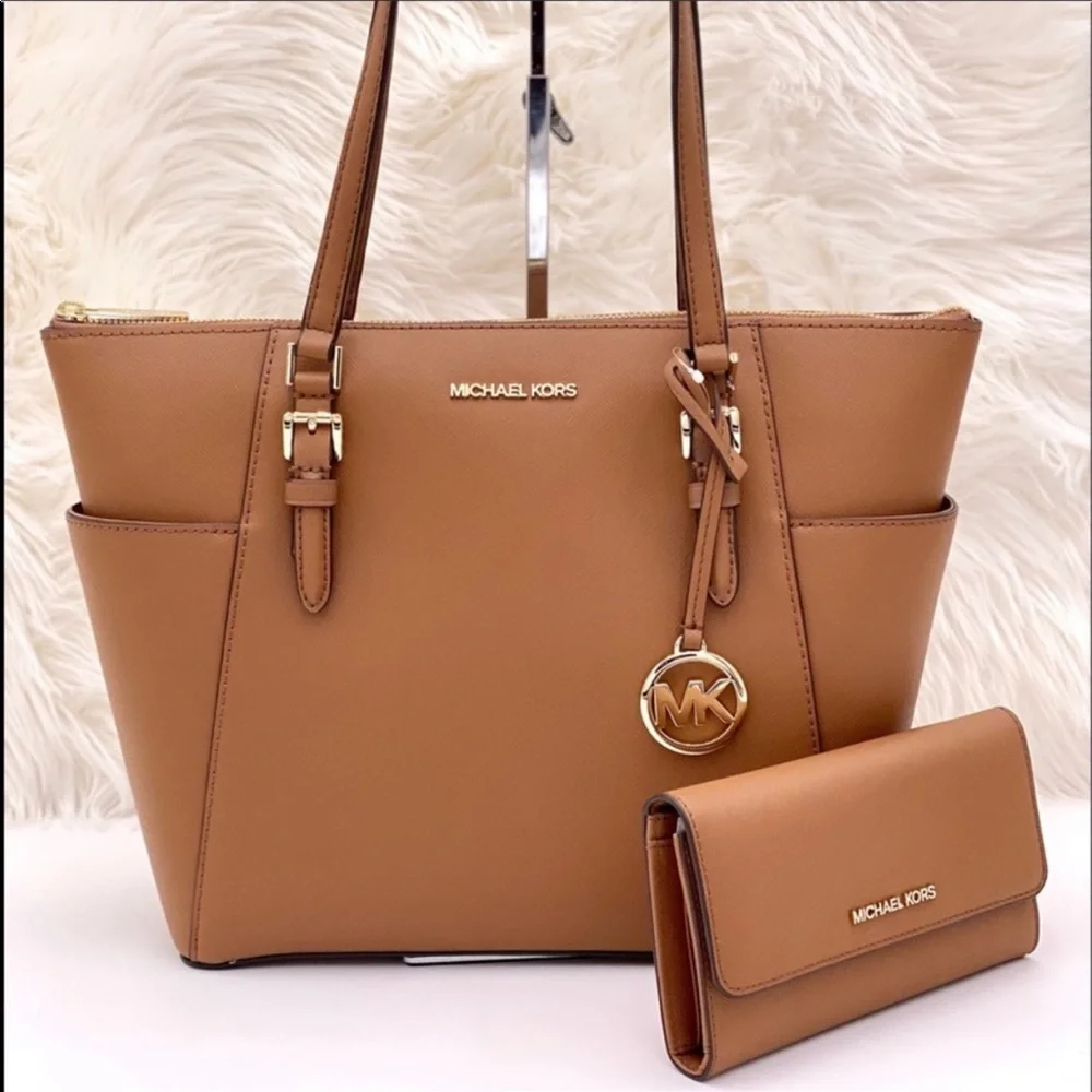 Michael Kors Charlotte Tote & Wallet Set